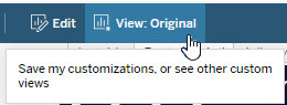 Click View: to open the prompt to Save a New View.