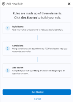 Auto Release Rules wizard