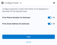 Configure selected State