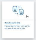 Data Connections Settings Tile 