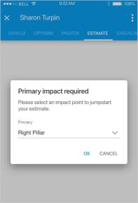 Required field populated
