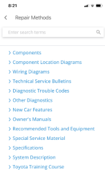 List of Repair Methods