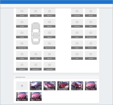 Screenshot of Additional Photos added to an Estimate Requests