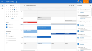 Screenshot of the Day view on the Calendar.