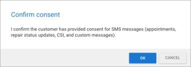 Screenshot of the Confirm consent prompt.