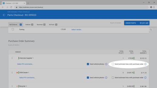 Checkout: Remove Data Sharing Option