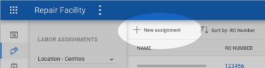 Select New assignment