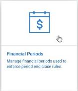 Financial Periods Tile